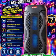 BOCINA DE 8 PULGADAS MS-2055BT, FACTURA Y GARANTÍA. VARIEDAD DE ARTÍCULOS DE TECNOLOGÍA NUEVOS EN SU CAJA - Img 57311684