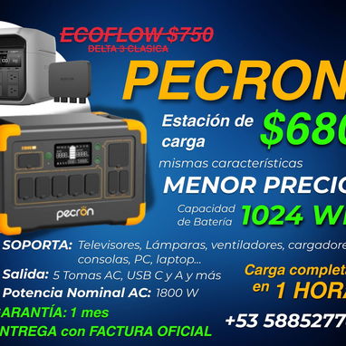 1800 w. Estación de energía MÁS barata, de buena calidad y duradera! Con Domicilio incluído, Factura y garantía de 1 mes - 2/3