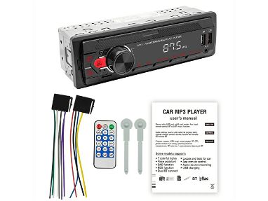 ✳️ Reproductora Bluetooth para Carro SUPER CALIDAD ⭕️ Reproductora USB MP3 para Autos NUEVO - Img main-image