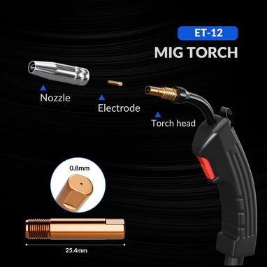 Planta de soldar portatil GZGUOZHI MIG de 130A, Máquina de Soldadura MIG/Stick 2 en 1 sin Gas con Núcleo de Flujo-200usd - Img 121732687