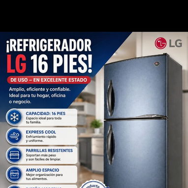🔥 ¡REFRIGERADOR LG 16 PIES EN VENTA! 🔥  ❄️ LG Express Cool – DE USO  Una excelente opción para tu hogar, oficina o neg - 2/2