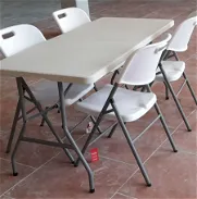 Mesas plegables y sillas plegables - Img 45924289