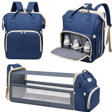 Mochilas pañaleras 43 USD Incluye colchoncito fino para cuando se abre el cambiador y varillas para que quede fijo - 10/10