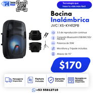Bocina 15" 35W con micrófono y base - Img 55627832