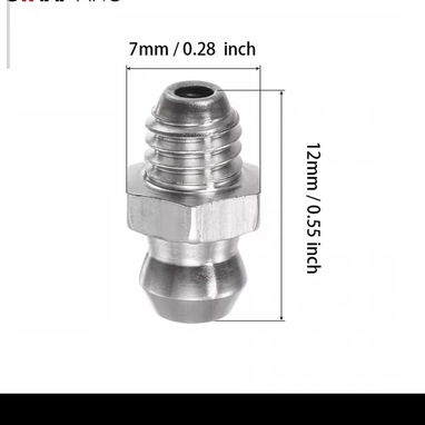 Copillas de engrase para su carro 250 cup cada una 6mm x 1mm de rosca. - Img 126511882