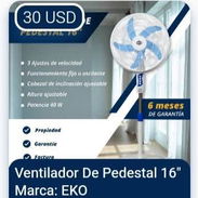 Ventilador de pedestal 16" pulgadas marca EKO - Img 55046130