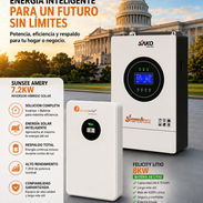 Kit solar: Inversor 7.2 kw Sako y Batería 8 kwh Feliciti - Img 56203218