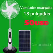 Ventilador recargable con panel - Img 54802509