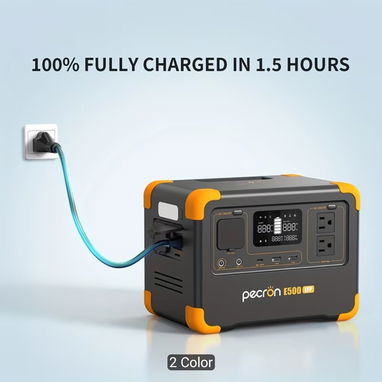 Estación de energía marca PECRON de 576wh y 600 w ...tiene sistema automático, todo lo hace solo la estación, cuando se - Img 123769032