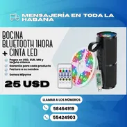 BOCINA BLUETOOTH 1HORA ➕ CON CINTA LED 💲25 USD - Img 55916189