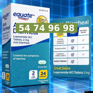 Equate Anti-Diarreico - Loperamida - 2/3