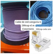 Cable de red UTP categoria 6. Conectores RJ45 - Img 49969598