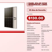 PANEL SOLAR 225W MONOFACIAL LONGI . - Img 57566123