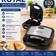 SANDWICHERA ROYAL, ENTREGA DE FACTURA PARA SU GARANTÍA. VARIEDAD DE ELECTRODOMÉSTICOS, ETC - Img 57091700