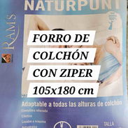 FORRO DE COLCHÓN 3/4 CON ZIPER, 100% ALGODÓN. TAMAÑO 3/4. - Img 53335900