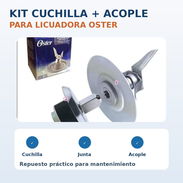 Acople Y Cuchilla Oster Para Reparacion - Img 57454746