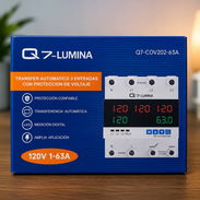 Transfer automático de 3 entradas con Protector de voltaje interno. 120V/63A* - Img 57242855