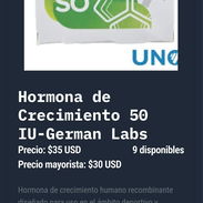 Hormona de crecimiento 50 IU- German Labs - Img 55537528
