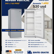 Nevera vertical 8.5pies³ garantía un año marca eko - Img 57693995