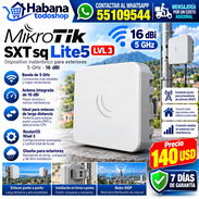 MikroTik SXTsq Lite5 LVL 3 NUEVAS EN CAJA!!! - Img 53651250