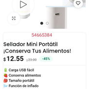 Sellador de bolsas para alimentos - Img 56909226
