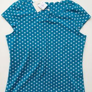 BLUSA ANNE KLEIN CON CUELLO FESTONEADO (TALLA M) - Img 58271496
