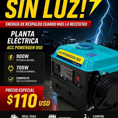 🔥 PLANTA ELÉCTRICA ACC POWERGEN 950 - 2/3