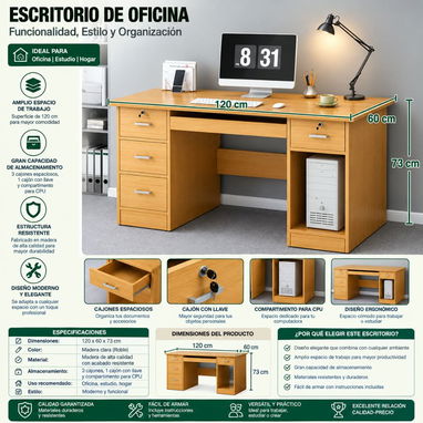 Escritorios - 3/4