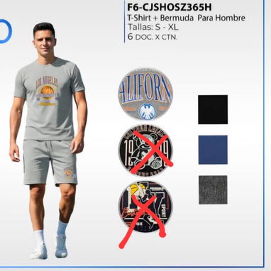 Conjunto T-Shirt + Bermuda para hombre - Img 123720524