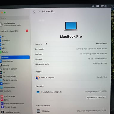 MacBook Pro A1502 - Img 122677050