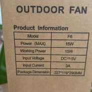 Nuevo- . 🌀 Ventilador portátil - Img 57903173