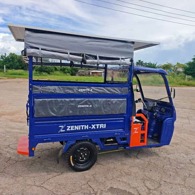 Triciclos Híbrido marca Zenith con cabina y panel solar - 4/6