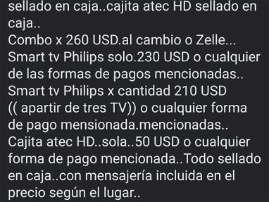 Smart tv Philips Roku tv 32 pulgadas + cajita HD atec.. - Img main-image