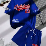 Conjunto de Shorts y Pullover azul para hombre - Img 50189756