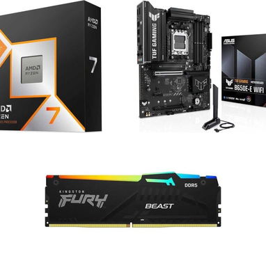 KIT AM5 Ryzen 7 9800X3D 🤩Asus TUF B650E-E Gaming en Playa, La