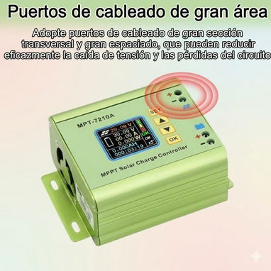 CONTROLADOR DE CARGA SOLAR MPPT 10A (600W) 🔋Sistemas de 24V, 36V, 48V, 60V y 72V. 🔄 - Img 117304993