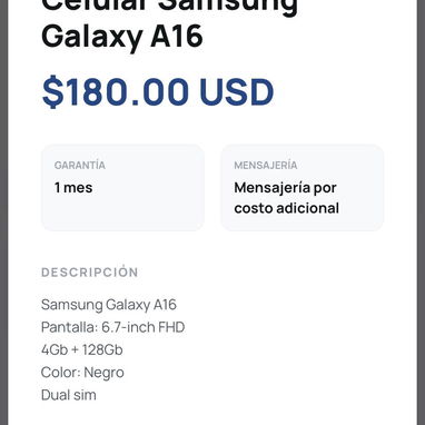 Samsung Galaxy A16 - Img 126359175