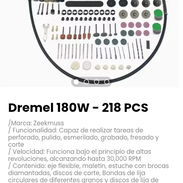 Dremel 180W - 218 PCS. Marca: Zeekmuss - Img 55014942