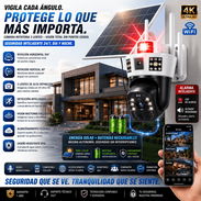 Cámara de 3 lentes Visión 4k/Solar/Alarma - Img 55745975