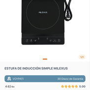 ESTUFA DE INDUCCIÓN SIMPLE MILEXUS - Img 57195526
