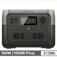 EcoFlow RIVER 2 Max con 512Wh, 500W - Pico 1000W  Precio: 5200 USD. - Img 55573987
