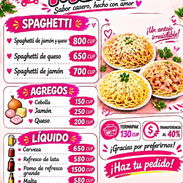 Ricos y deliciosos spaghetti hasta la puerta de su casa - Img 57746943