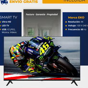 🔹 *Televisor de 50" Smart Tv Marca EKO* - Precio principal: 445 - 6 meses de garantía - Factura y Propiedad - Img 57044104