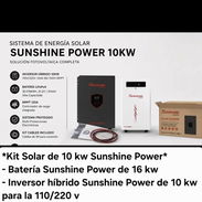 kit solar de 10kw Sunshine Power. Batería de 16kw + inversor de 10kw + 10 paneles de 580w. yoarley 💯 - Img 55994382