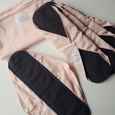 Intimas diarias protectores almohadillas ecológicas reutilizables de fibra de bambú y algodón - Img 116727278