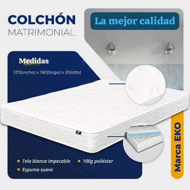 Colchón camero Eko sellado al vacío - Img 118848980