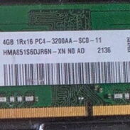 Memoria ram marca SKhynix DDR4 4gb 3200 MHz tipo SO (de laptop) - Img 45480757