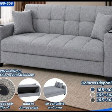 Sofá cama importado de alta calidad nuevos en caja - 2/3