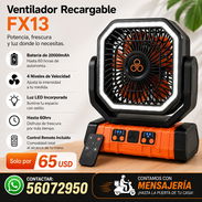 Ventilador recargable Fx13 - Img 56449476
