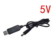 Convertidor 5V a 12V USB a DC 5.5x2.1mm. Cable adaptador para router y power bank - Img 56803496